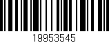 Código de barras (EAN, GTIN, SKU, ISBN): '19953545'