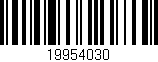 Código de barras (EAN, GTIN, SKU, ISBN): '19954030'