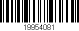 Código de barras (EAN, GTIN, SKU, ISBN): '19954081'