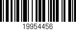 Código de barras (EAN, GTIN, SKU, ISBN): '19954456'