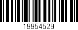 Código de barras (EAN, GTIN, SKU, ISBN): '19954529'