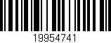 Código de barras (EAN, GTIN, SKU, ISBN): '19954741'