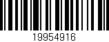 Código de barras (EAN, GTIN, SKU, ISBN): '19954916'
