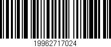 Código de barras (EAN, GTIN, SKU, ISBN): '19962717024'