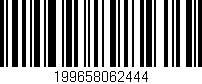 Código de barras (EAN, GTIN, SKU, ISBN): '199658062444'