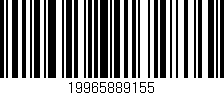 Código de barras (EAN, GTIN, SKU, ISBN): '19965889155'