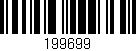 Código de barras (EAN, GTIN, SKU, ISBN): '199699'