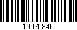 Código de barras (EAN, GTIN, SKU, ISBN): '19970846'