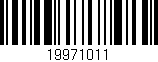 Código de barras (EAN, GTIN, SKU, ISBN): '19971011'