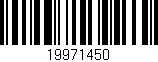 Código de barras (EAN, GTIN, SKU, ISBN): '19971450'