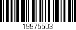 Código de barras (EAN, GTIN, SKU, ISBN): '19975503'
