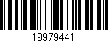 Código de barras (EAN, GTIN, SKU, ISBN): '19979441'