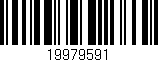 Código de barras (EAN, GTIN, SKU, ISBN): '19979591'