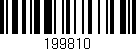 Código de barras (EAN, GTIN, SKU, ISBN): '199810'