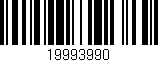 Código de barras (EAN, GTIN, SKU, ISBN): '19993990'
