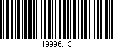 Código de barras (EAN, GTIN, SKU, ISBN): '19996.13'