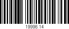Código de barras (EAN, GTIN, SKU, ISBN): '19996.14'