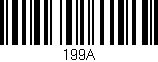 Código de barras (EAN, GTIN, SKU, ISBN): '199A'