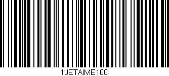 Código de barras (EAN, GTIN, SKU, ISBN): '1JETAIME100'
