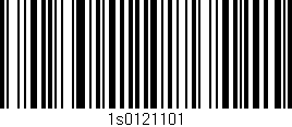 Código de barras (EAN, GTIN, SKU, ISBN): '1s0121101'