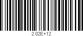 Código de barras (EAN, GTIN, SKU, ISBN): '2.02E+12'