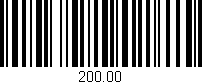 Código de barras (EAN, GTIN, SKU, ISBN): '200.00'
