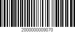 Código de barras (EAN, GTIN, SKU, ISBN): '2000000009070'