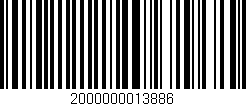 Código de barras (EAN, GTIN, SKU, ISBN): '2000000013886'