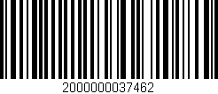 Código de barras (EAN, GTIN, SKU, ISBN): '2000000037462'