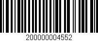 Código de barras (EAN, GTIN, SKU, ISBN): '200000004552'