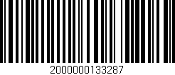 Código de barras (EAN, GTIN, SKU, ISBN): '2000000133287'