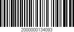 Código de barras (EAN, GTIN, SKU, ISBN): '2000000134093'