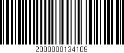 Código de barras (EAN, GTIN, SKU, ISBN): '2000000134109'