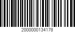 Código de barras (EAN, GTIN, SKU, ISBN): '2000000134178'