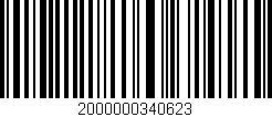 Código de barras (EAN, GTIN, SKU, ISBN): '2000000340623'