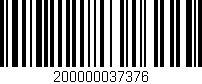 Código de barras (EAN, GTIN, SKU, ISBN): '200000037376'