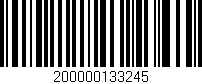 Código de barras (EAN, GTIN, SKU, ISBN): '200000133245'