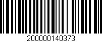 Código de barras (EAN, GTIN, SKU, ISBN): '200000140373'