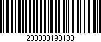 Código de barras (EAN, GTIN, SKU, ISBN): '200000193133'