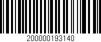 Código de barras (EAN, GTIN, SKU, ISBN): '200000193140'