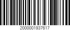 Código de barras (EAN, GTIN, SKU, ISBN): '2000001937617'
