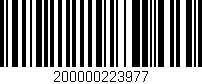 Código de barras (EAN, GTIN, SKU, ISBN): '200000223977'
