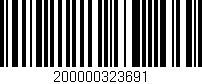 Código de barras (EAN, GTIN, SKU, ISBN): '200000323691'