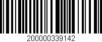 Código de barras (EAN, GTIN, SKU, ISBN): '200000339142'