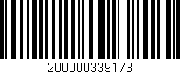 Código de barras (EAN, GTIN, SKU, ISBN): '200000339173'