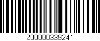 Código de barras (EAN, GTIN, SKU, ISBN): '200000339241'