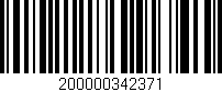 Código de barras (EAN, GTIN, SKU, ISBN): '200000342371'