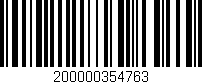 Código de barras (EAN, GTIN, SKU, ISBN): '200000354763'