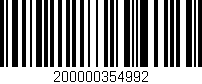Código de barras (EAN, GTIN, SKU, ISBN): '200000354992'