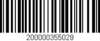 Código de barras (EAN, GTIN, SKU, ISBN): '200000355029'